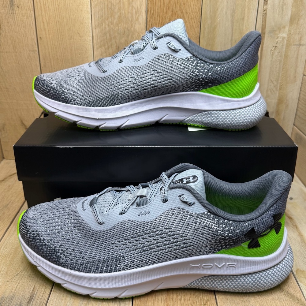 Under Armour HOVR Turbulence 2 Men’s Running Shoes Size 9 Gray/Green
